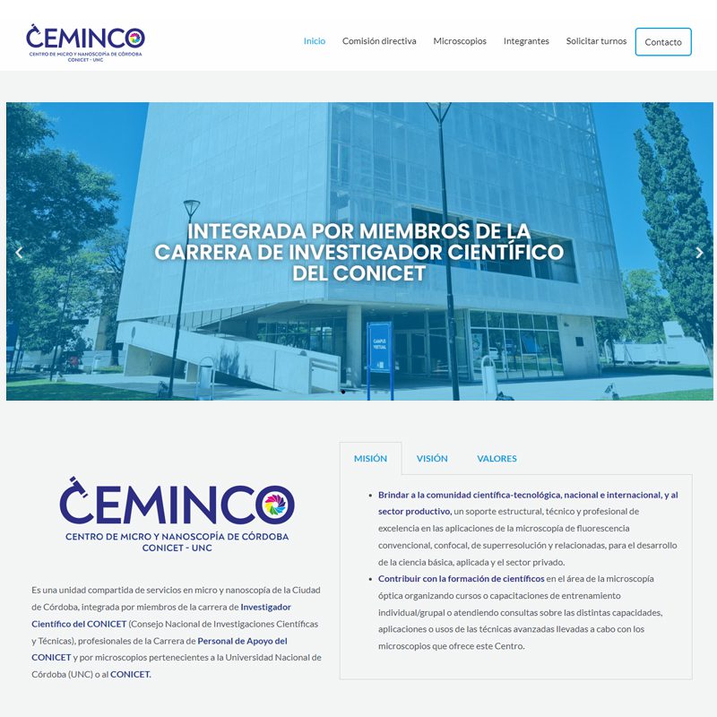 Diseño web CEMINCO